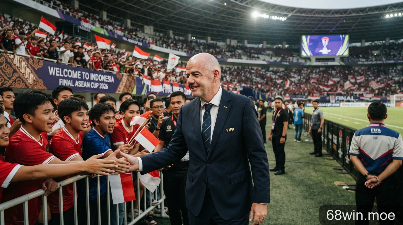 Chủ tịch FIFA Gianni Infantino tới Indonesia dự chung kết FIFA ASEAN Cup 2026